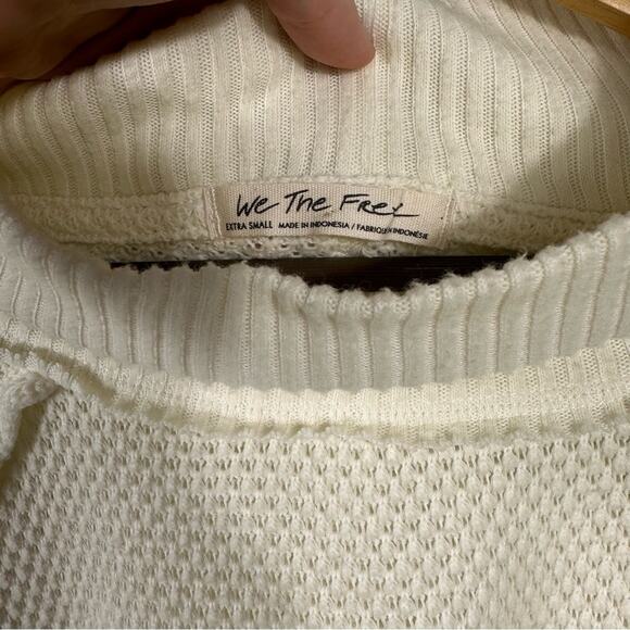 We The Free She's A Keeper Oversized Knit Cowl Neck Sweater Size XS - Picture 5 of 12